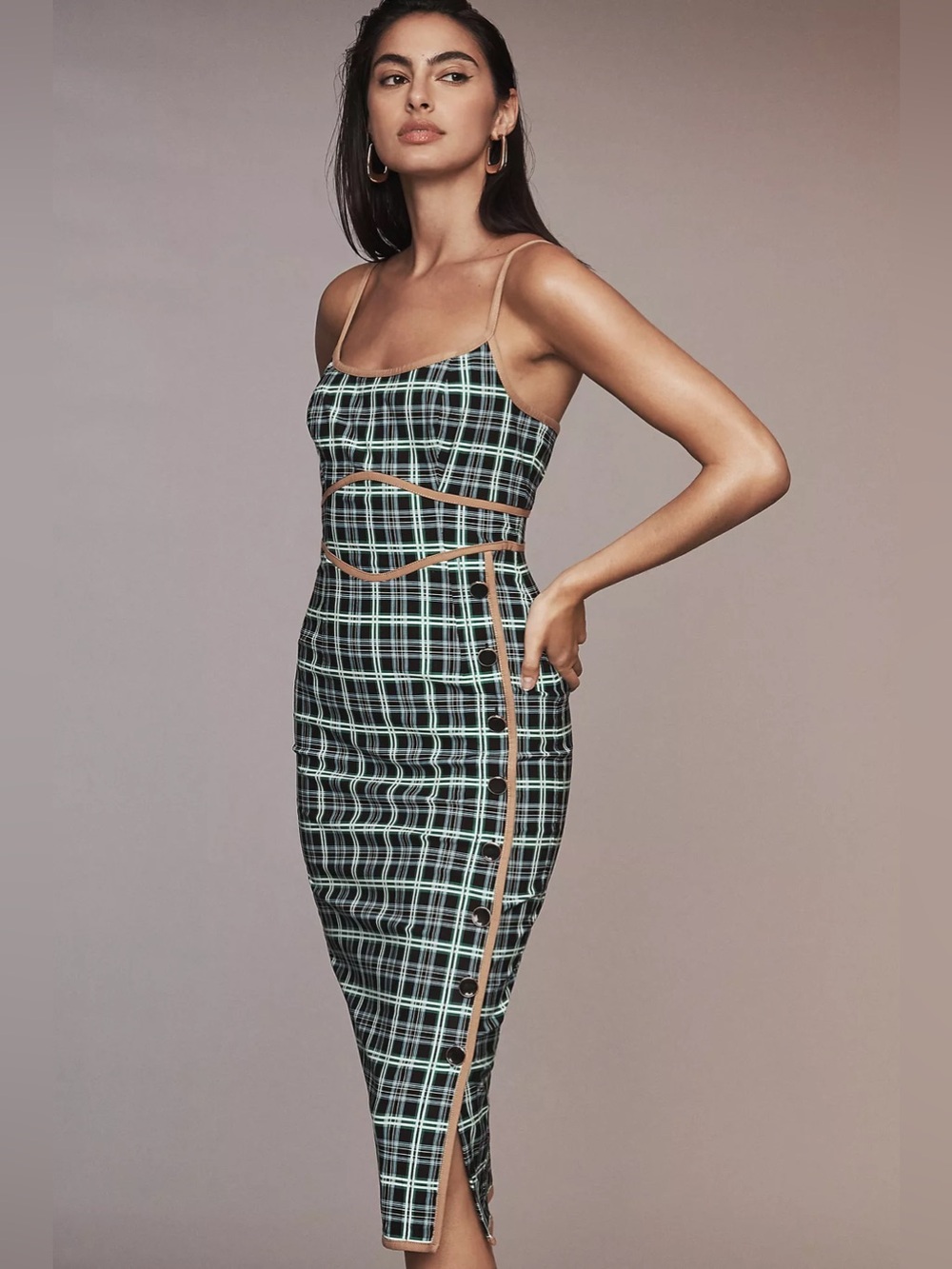 Maeve Sleeveless Scoop Neck Fitted Dress